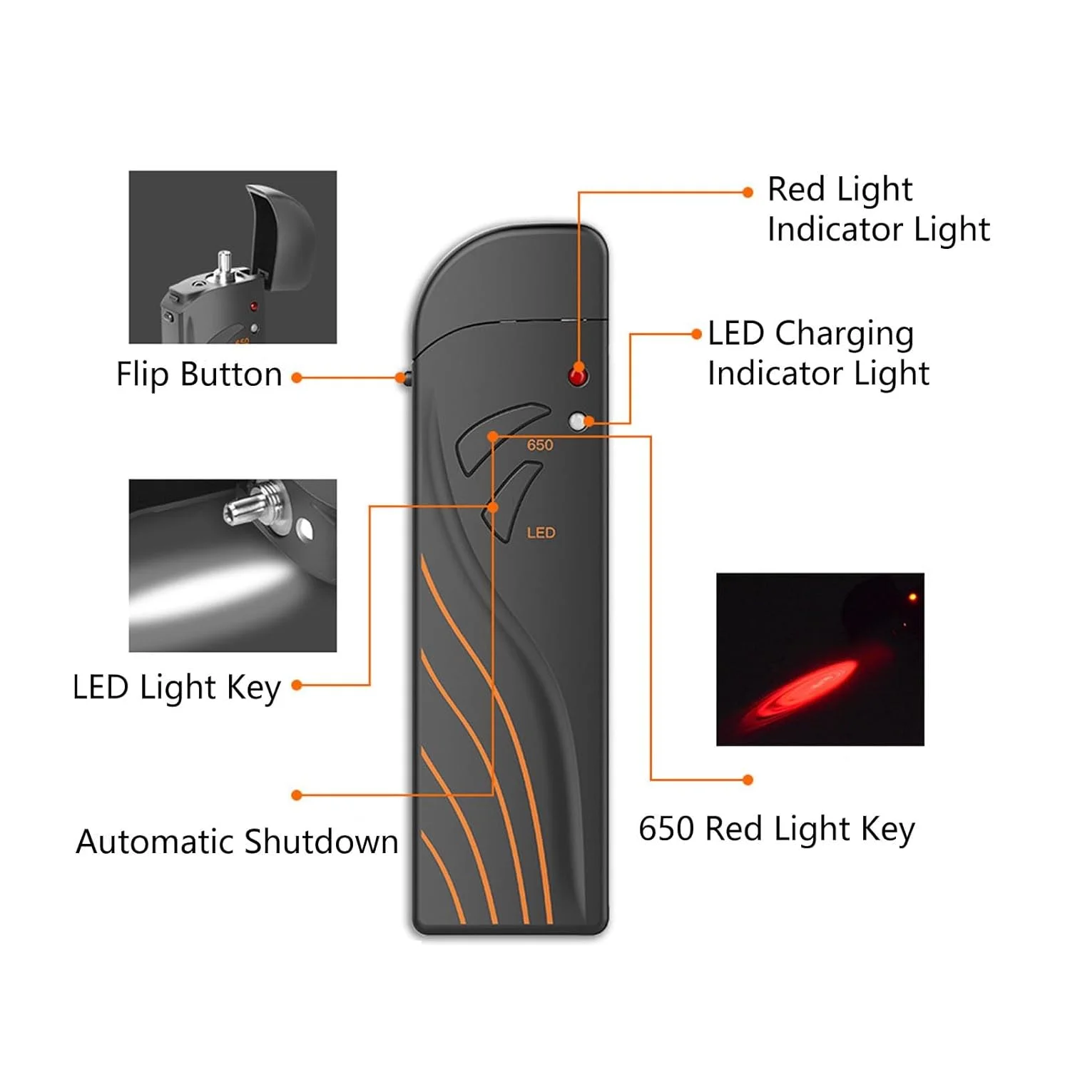 تستر نور فیبر نوری Eujgoov VFL، تستر منبع فیبر نوری 15 کیلومتر 15 میلی وات 2.5 میلی متر، قلم تست فیبر نوری، مکان یاب عیب یابی بصری