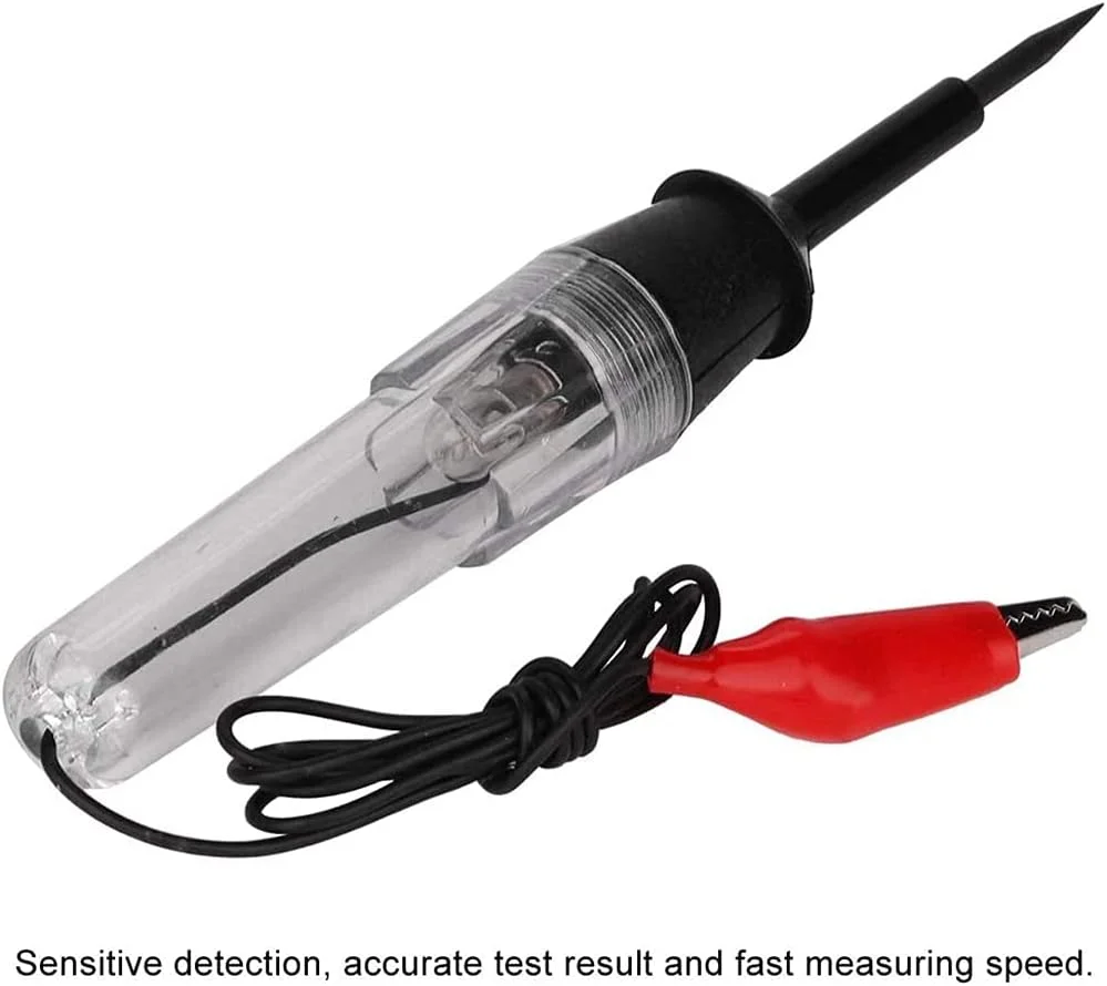 تستر ولتاژ ELECDON، تستر پیوستگی ولتاژ و جریان، تستر مدار ولتاژ خودرو 6 ولت 12 ولت 24 ولت DC، چراغ قلم پراب بلند تست خودرو برای سیستم های ولتاژ پایین، اتومبیل ها، سیم های برق دار، فیوزها تستر ولتاژ ELECDON، تستر پیوستگی ولتاژ و جریان، تستر مدار ولتاژ خودرو 6 ولت 12 ولت 24 ولت DC، چراغ قلم پراب بلند تست خودرو برای سیستم های ولتاژ پایین، اتومبیل ها، سیم های برق دار، فیوزها