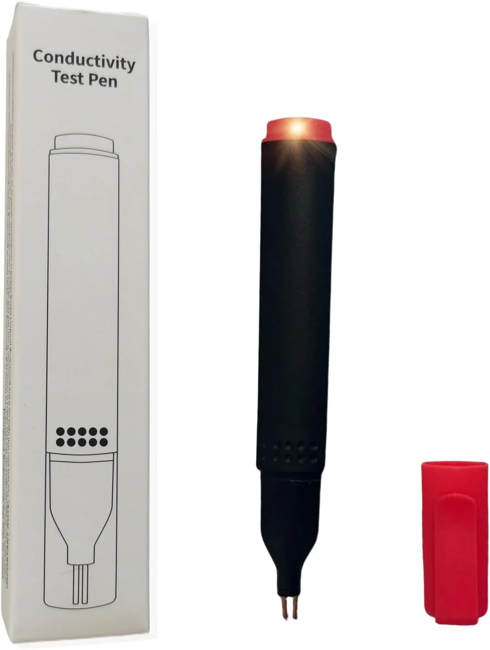 قلم تست رسانایی Merisky، تستر اتصال به زمین، تستر پیوستگی برای زیراندازها، ملحفه ها، پدها، پتوها، روبالشی های اتصال به زمین. برای تست اثربخشی محصولات متصل به زمین استفاده کنید.