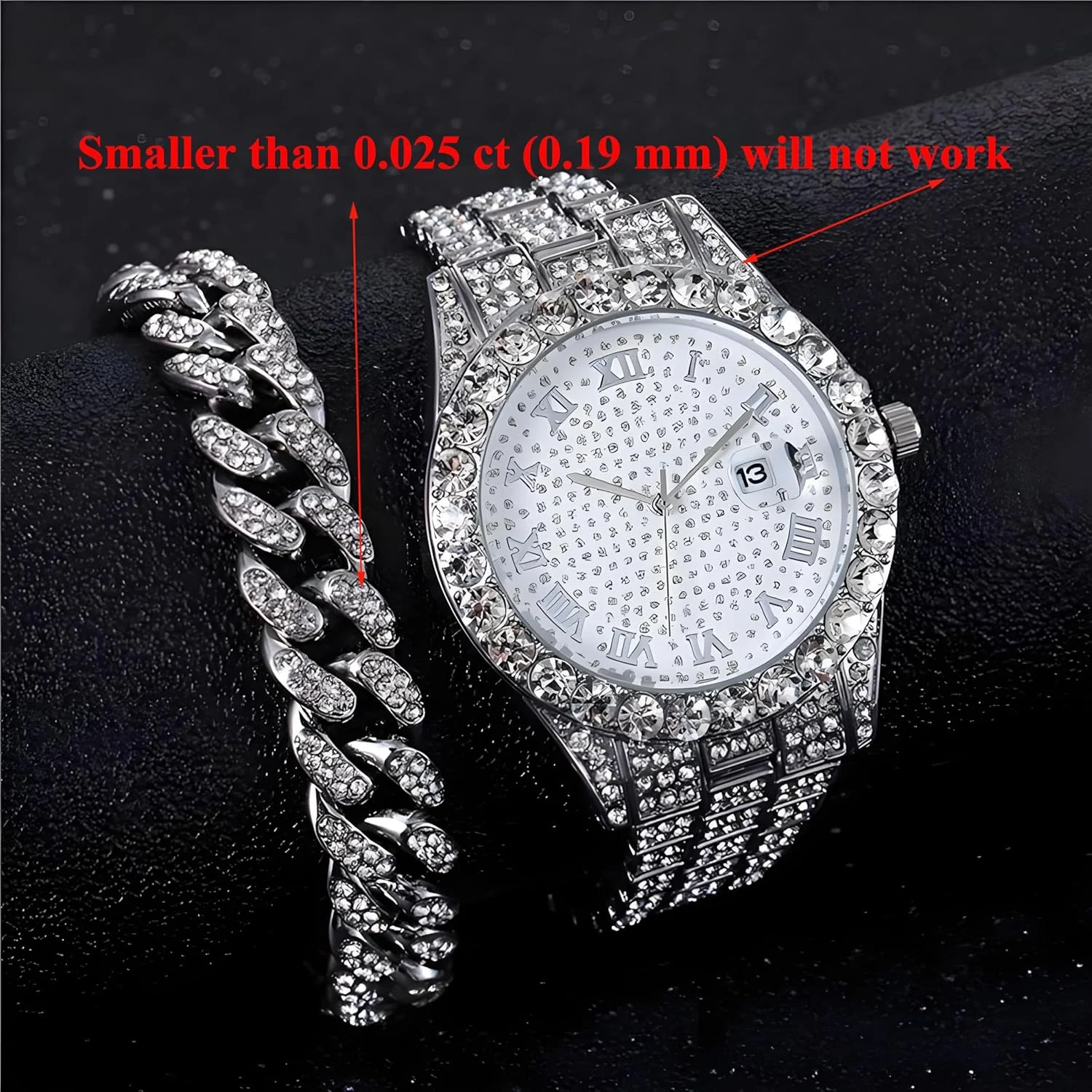 قلم تست الماس، تستر الماس جواهرات با دقت بالا + ذره بین مینی LED 60X، انتخابگر حرفه ای الماس برای مبتدی و متخصص، متر رسانایی حرارتی