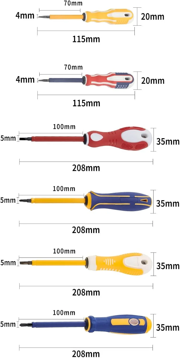 قلم تست برق، فازمتر، پیچ گوشتی تست برق، پیچ گوشتی دو سر (دوسو/چهارسو)، تستر مدار الکتریکی مناسب منزل