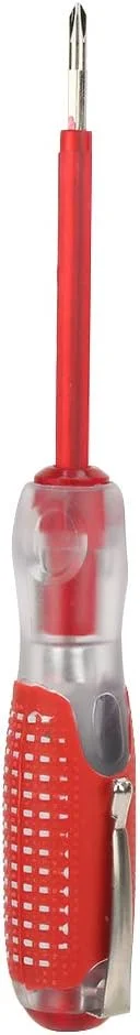 قلم تستر الکتریکی، ولتاژ تستر پیچ گوشتی الکتریکی 100-500 ولت، با پروب تشخیص قدرت تست ولتاژ و دسته ضد لغزش