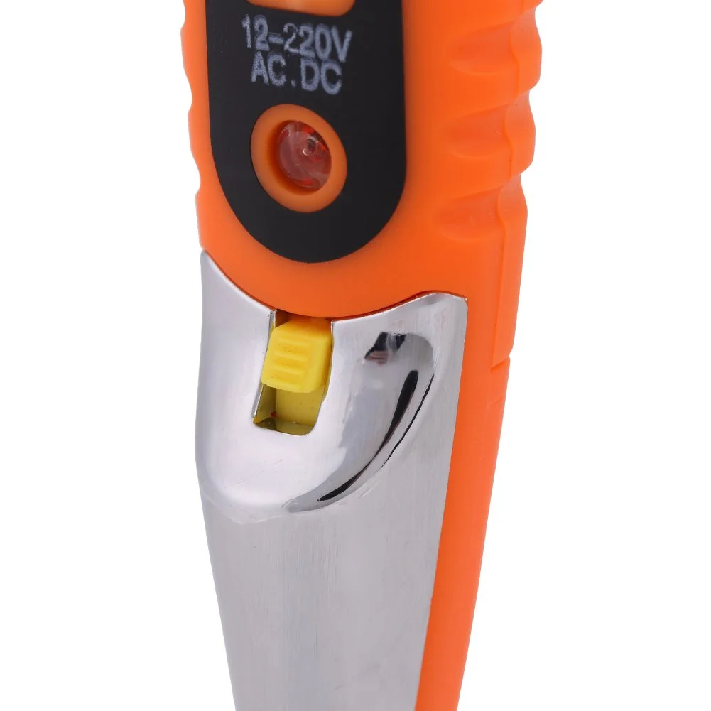 ابزار تست ولتاژ AC/DC دیجیتال TICFOX با نمایشگر LED، قلم تست 12-220 ولت مناسب برای منزل (دارای چراغ) ابزار تست ولتاژ AC/DC دیجیتال TICFOX با نمایشگر LED، قلم تست 12-220 ولت مناسب برای منزل (دارای چراغ)