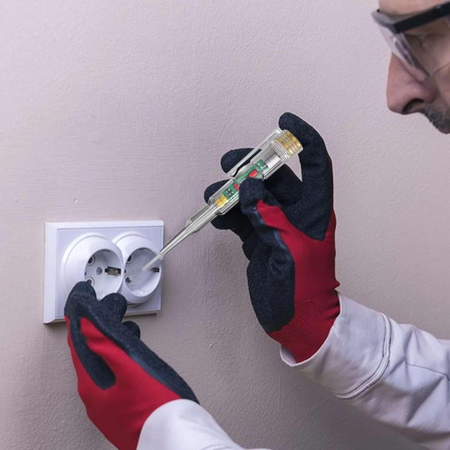 قلم تست برق | قلم تست برق سیم | ابزار جیبی یابنده نقطه شکست سیم برای تعمیر لوازم خانگی، تست پریز برق، خودرو