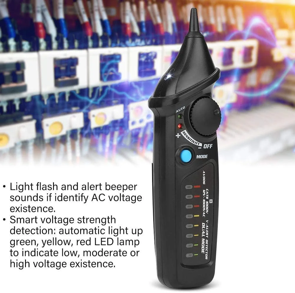 ردیاب ولتاژ غیر تماسی، قلم تست ولتاژ Bside AVD06 AC12-1000V، ردیاب تست الکتریکی ولتاژ غیر تماسی، قلم تست ولتاژ حالت دوگانه ردیاب ولتاژ غیر تماسی، قلم تست ولتاژ Bside AVD06 AC12-1000V، ردیاب تست الکتریکی ولتاژ غیر تماسی، قلم تست ولتاژ حالت دوگانه