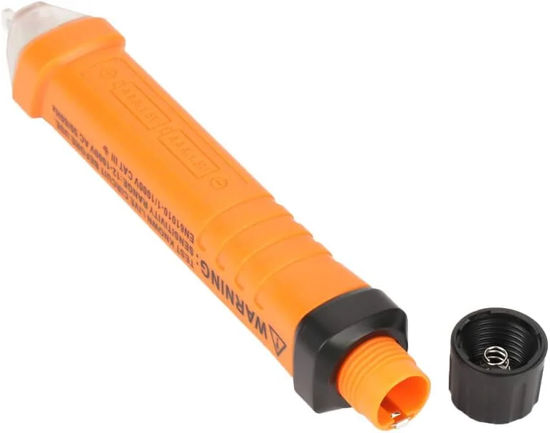 تستر ولتاژ غیر تماسی آشکارساز ولتاژ AC12-1000V قلم تست با نشانگر LED ابزار قلم الکتریکی ایمنی PM8908C