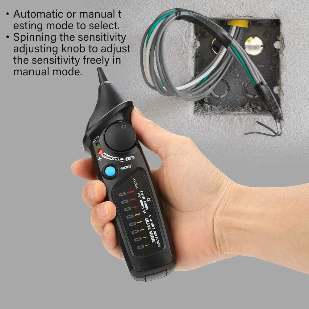 ردیاب ولتاژ غیر تماسی، قلم تست ولتاژ Bside AVD06 AC12-1000V، ردیاب تست الکتریکی ولتاژ غیر تماسی، قلم تست ولتاژ حالت دوگانه ردیاب ولتاژ غیر تماسی، قلم تست ولتاژ Bside AVD06 AC12-1000V، ردیاب تست الکتریکی ولتاژ غیر تماسی، قلم تست ولتاژ حالت دوگانه