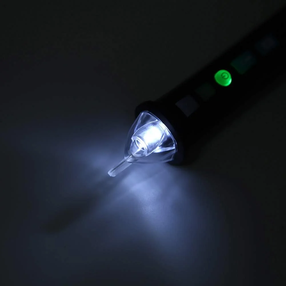 قلم تست ولتاژ ZAIED، قلم تشخیص ولتاژ غیر تماسی الکتریکی دو حالته AC 12-1000V ابزار تعمیر برای تشخیص سیم