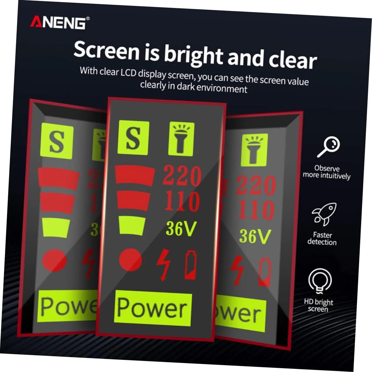 قلم تست القایی، ابزار الکترونیکی، قلم تست برق، تستر خودکار برق، قلم تست باتری، قلم تست ولتاژ با نمایشگر دیجیتال