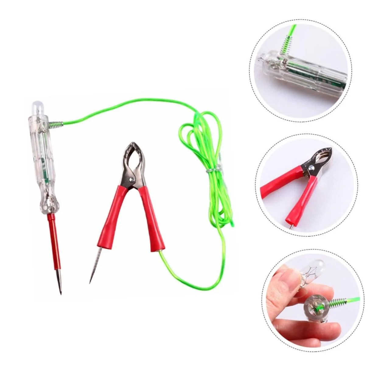 لاکیکا قلم تست 1. 23 متری، تستر باتری خودرو، تستر ولتاژ خودرو، تستر مدار خودرو، قلم تست چند منظوره 1.23 متری، قلم الکتروسکوپ ال ای دی، لوازم خودرو لاستیکی