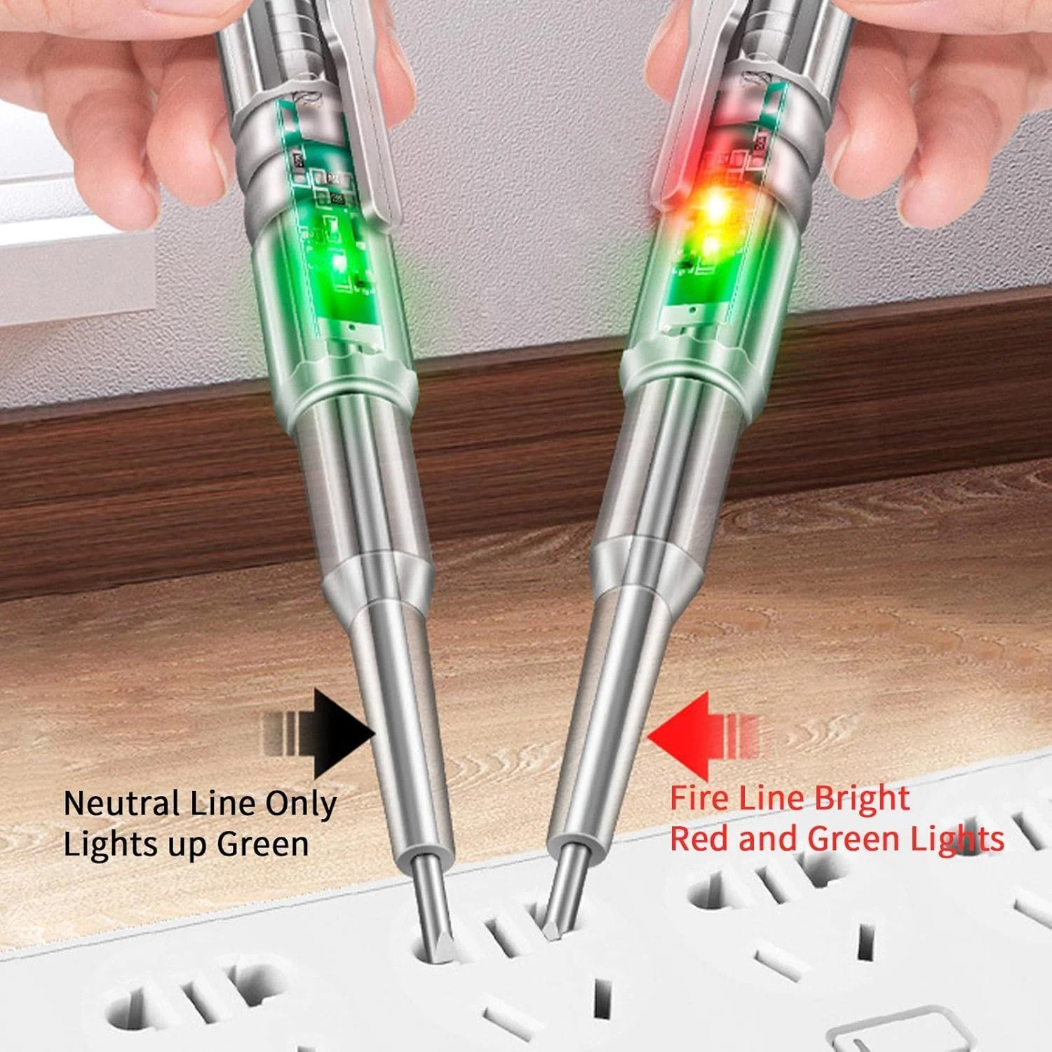 قلم تست ولتاژ، پیچ گوشتی تست هوشمند، قلم تشخیص برق چند منظوره، آشکارساز برق اصلی، تستر پیچ گوشتی الکتریکی شفاف برجسته، قلم تست ولتاژ غیر تماسی