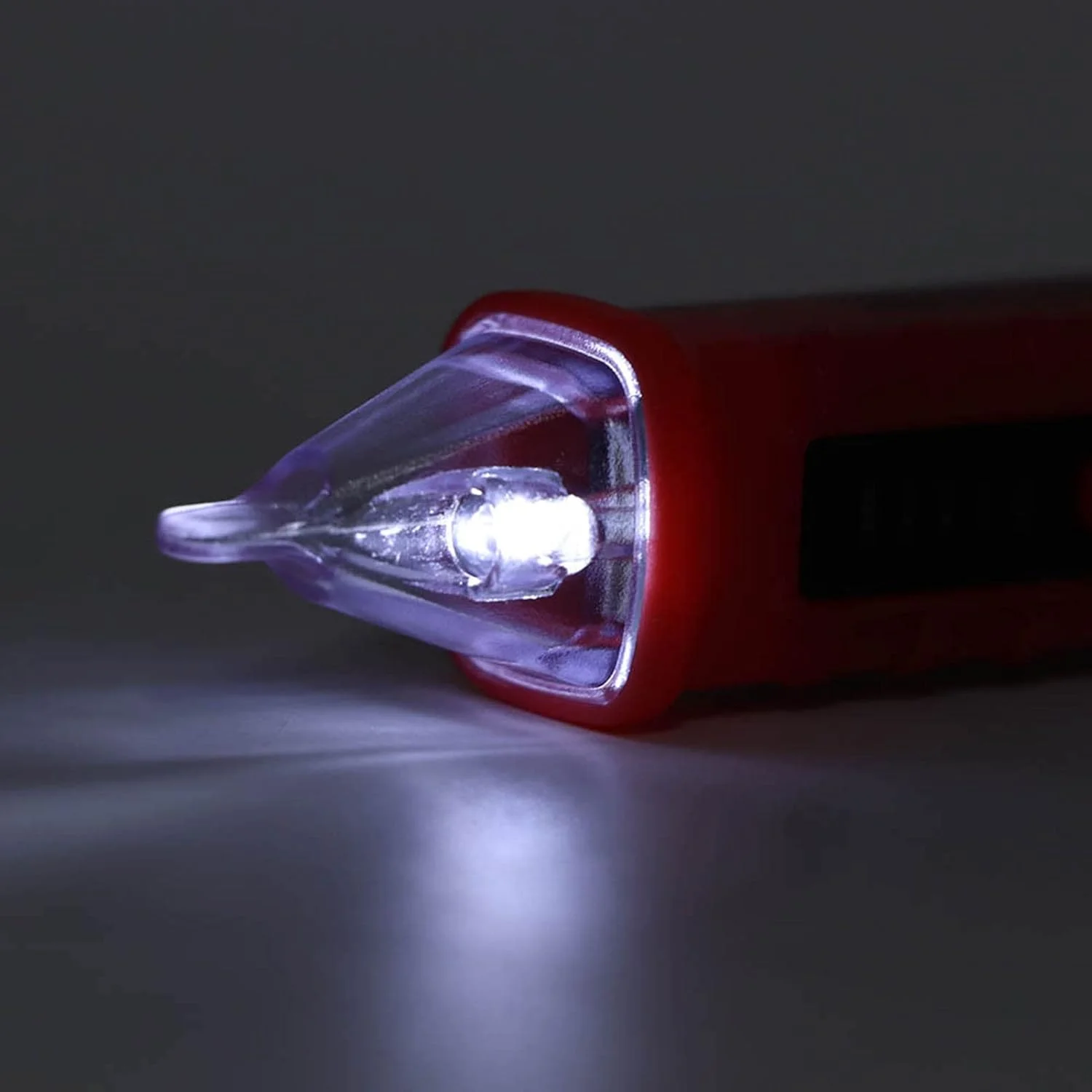 تستر ولتاژ، مداد تست با دقت بالای 802، قلم تست آشکارساز ولتاژ الکتریکی 48-1000 ولت / 12-1000 ولت (قرمز)