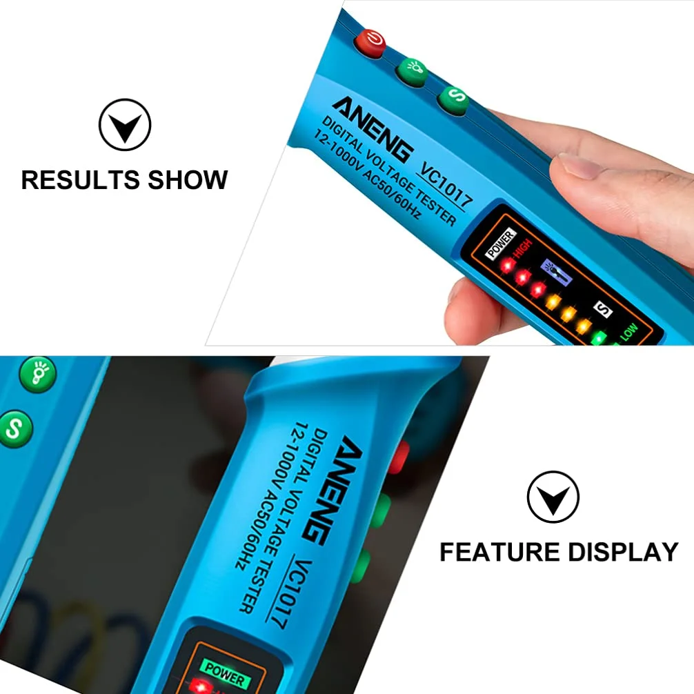 تستر ولتاژ غیر تماسی بادوام، قلم تستر ولتاژ قابل حمل با چراغ قوه