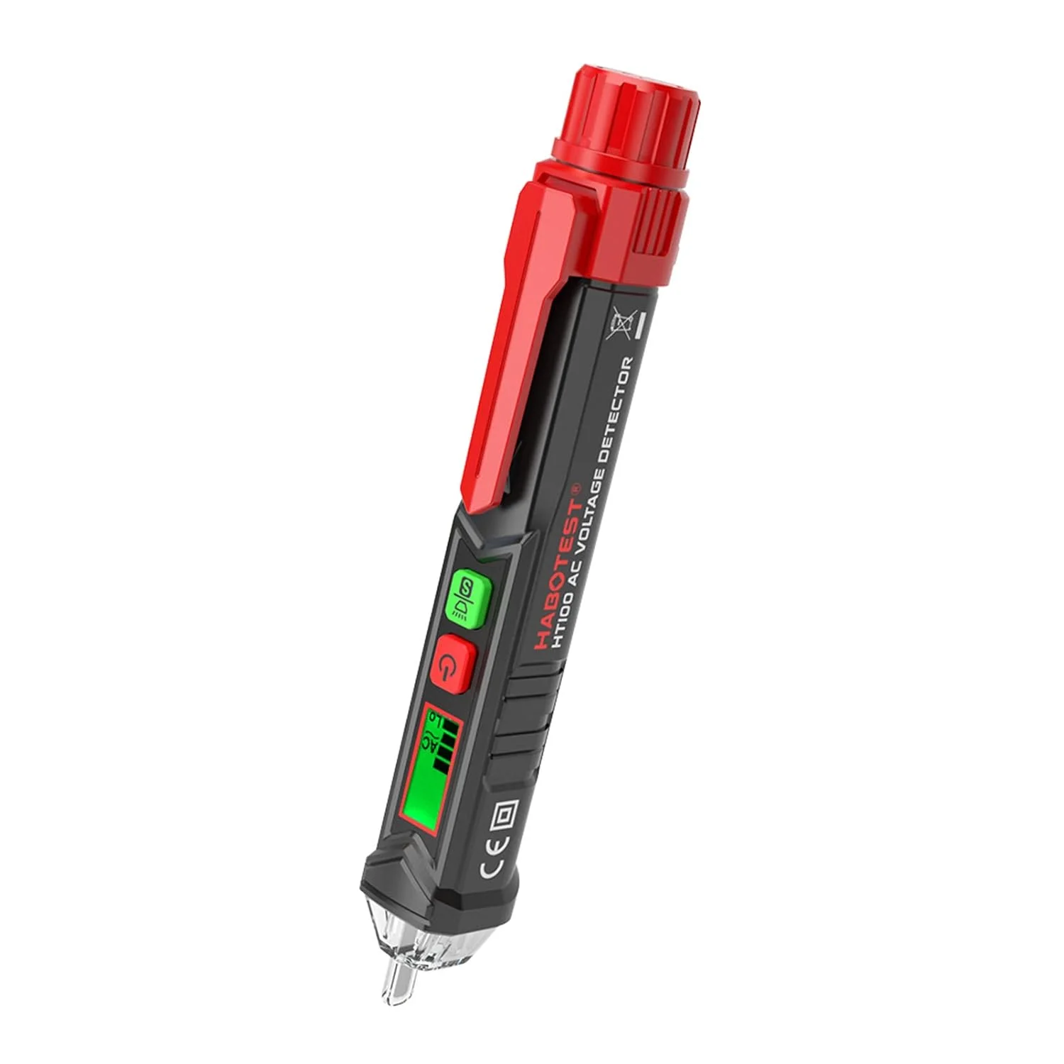 قلم تستر ولتاژ AC غیر تماسی قابل حمل با هشدار صوتی و نوری