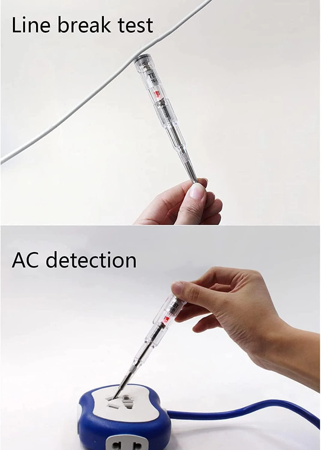 قلم تست برق ضد آب 70-250 ولت، قلم تست الکتریکی حساس با نور