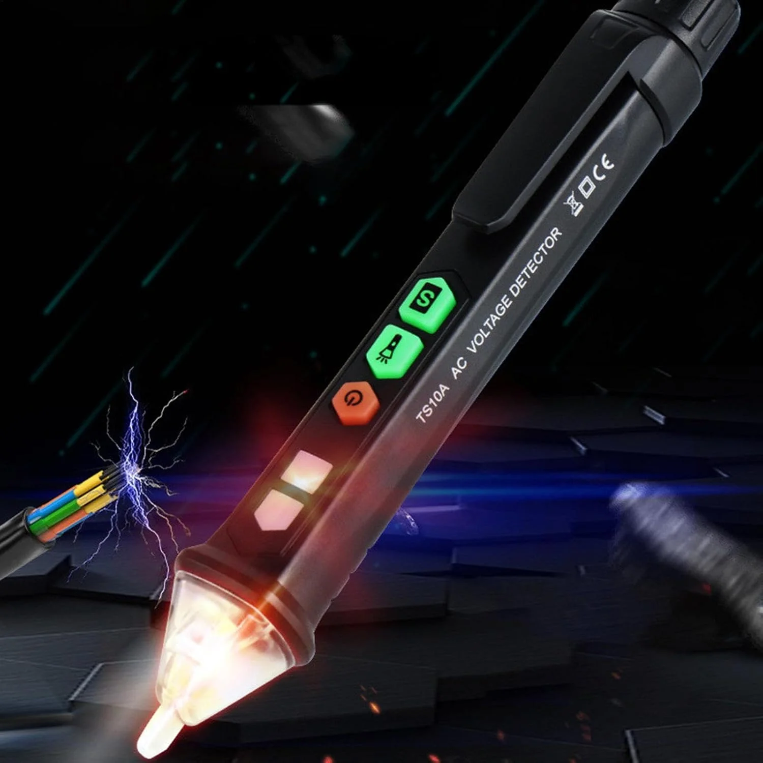 قلم تست برق | ابزار یابنده مدار چند منظوره، ابزار الکتریکی تست سیم - یابنده مدار قابل حمل، تستر ولتاژ برای برقکاران قلم تست برق | ابزار یابنده مدار چند منظوره، ابزار الکتریکی تست سیم - یابنده مدار قابل حمل، تستر ولتاژ برای برقکاران