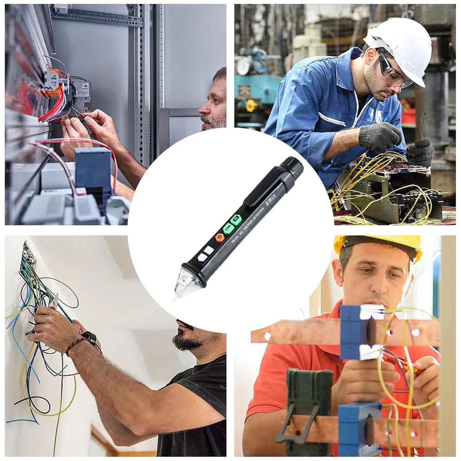 قلم تست برق | ابزار یابنده مدار چند منظوره، ابزار الکتریکی تست سیم - یابنده مدار قابل حمل، تستر ولتاژ برای برقکاران قلم تست برق | ابزار یابنده مدار چند منظوره، ابزار الکتریکی تست سیم - یابنده مدار قابل حمل، تستر ولتاژ برای برقکاران