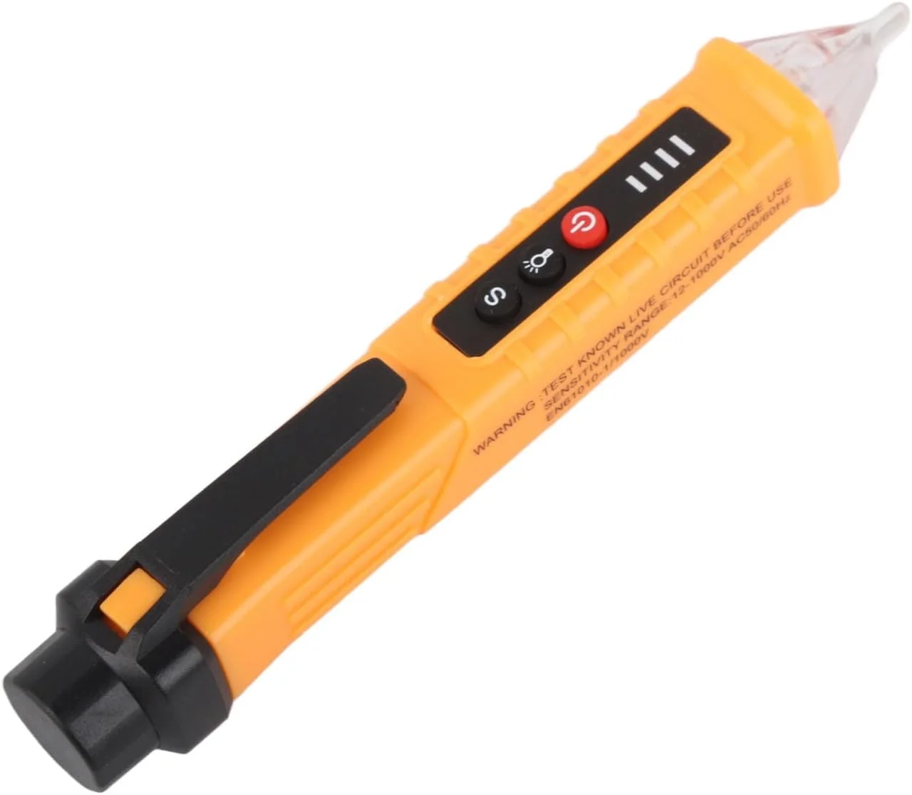 قلم تست ولتاژ AC زرد، قلم برقی برای برقکار با تست هوشمند، آلارم صوتی و نوری، قلم القایی خانگی برای تست ولتاژ AC قلم تست ولتاژ AC زرد، قلم برقی برای برقکار با تست هوشمند، آلارم صوتی و نوری، قلم القایی خانگی برای تست ولتاژ AC