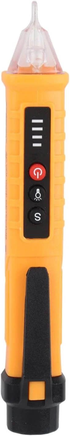 قلم تست ولتاژ AC غیر تماسی SCEN با چراغ LED، تستر جریان AC 12-1000 ولت، قلم الکتریکی خانگی و حرفه ای، آشکارساز