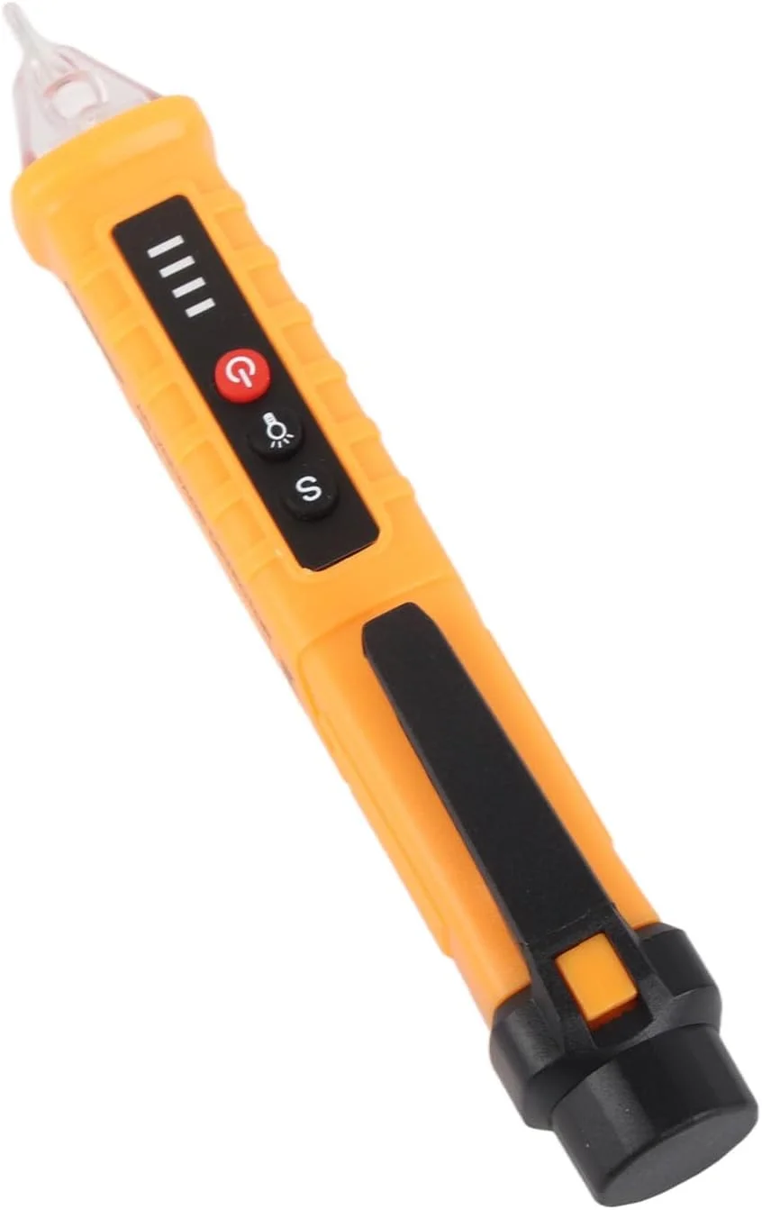 قلم تست ولتاژ AC غیر تماسی SCEN با چراغ LED، تستر جریان AC 12-1000 ولت، قلم الکتریکی خانگی و حرفه ای، آشکارساز قلم تست ولتاژ AC غیر تماسی SCEN با چراغ LED، تستر جریان AC 12-1000 ولت، قلم الکتریکی خانگی و حرفه ای، آشکارساز