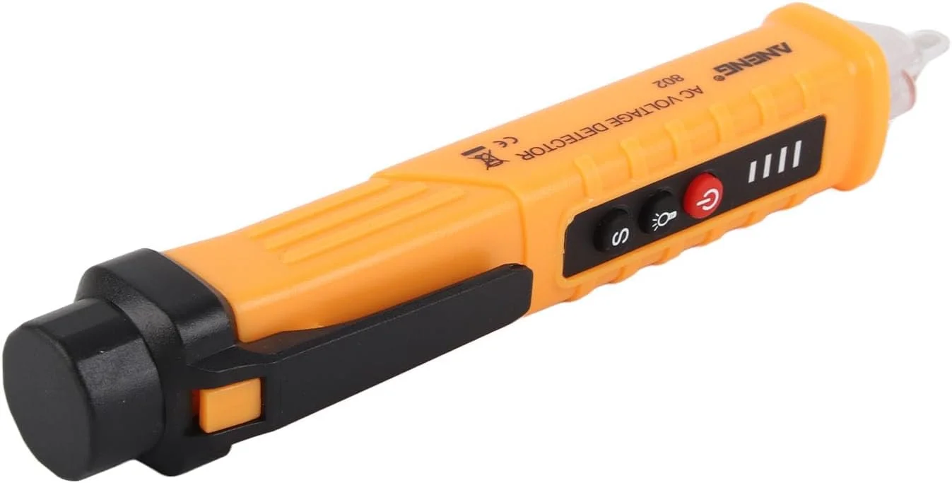 قلم تست ولتاژ AC غیر تماسی SCEN با چراغ LED، تستر جریان AC 12-1000 ولت، قلم الکتریکی خانگی و حرفه ای، آشکارساز قلم تست ولتاژ AC غیر تماسی SCEN با چراغ LED، تستر جریان AC 12-1000 ولت، قلم الکتریکی خانگی و حرفه ای، آشکارساز