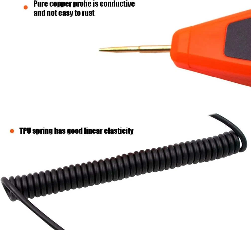 تستر سیستم الکتریکی QIVGXBO با نمایشگر دیجیتال، قلم تست ولتاژ خودرو، پروب قدرت مدادی Leunlee تستر سیستم الکتریکی QIVGXBO با نمایشگر دیجیتال، قلم تست ولتاژ خودرو، پروب قدرت مدادی Leunlee