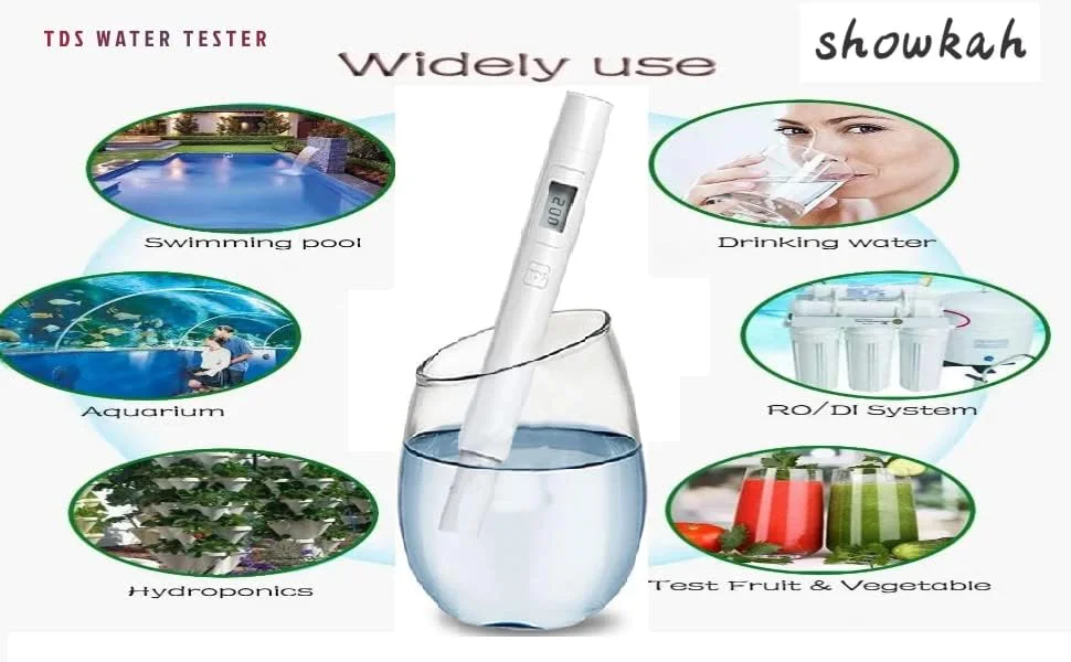 قلم تست TDS شوکا - دستگاه سنجش کیفیت آب دیجیتال با نمایشگر LCD، خاموشی خودکار و عملکرد ثابت نگه داشتن برای آب آشامیدنی، آکواریوم، کشت هیدروپونیک، استخرها و موارد دیگر قلم تست TDS شوکا - دستگاه سنجش کیفیت آب دیجیتال با نمایشگر LCD، خاموشی خودکار و عملکرد ثابت نگه داشتن برای آب آشامیدنی، آکواریوم، کشت هیدروپونیک، استخرها و موارد دیگر