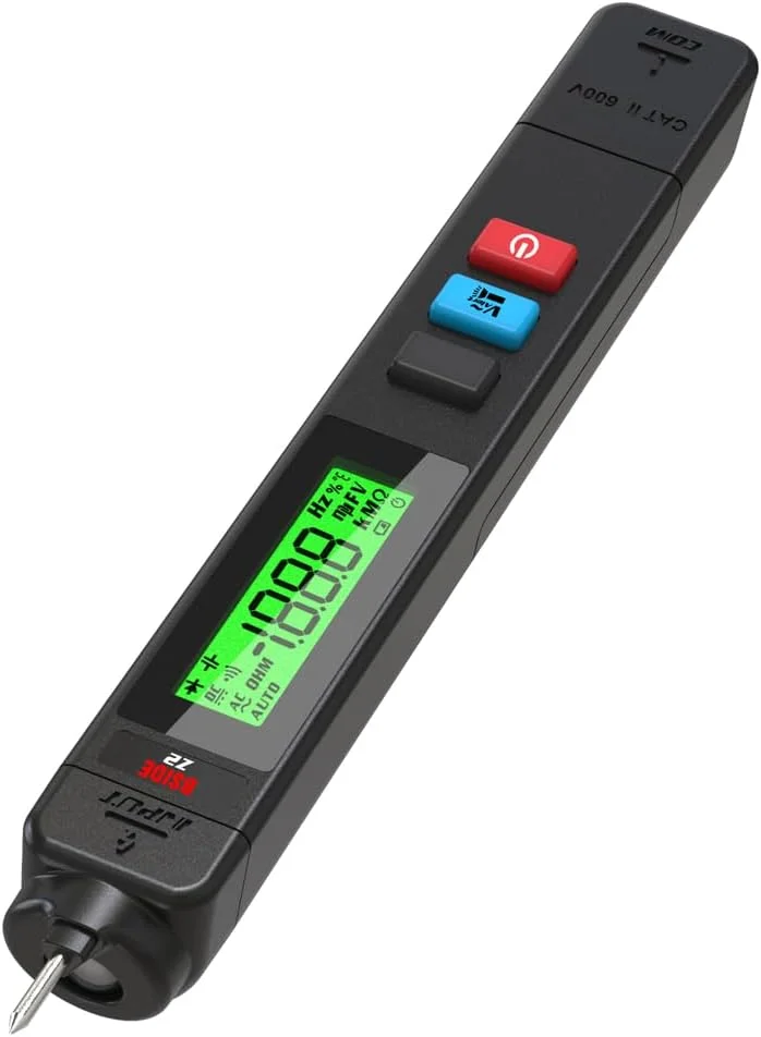 قلم تست ولتاژ متناوب دیجیتال Labymos، قلم تشخیص نشتی الکتریکی 0-300 ولت، قلم تست پیوستگی مدار غیر تماسی، بررسی سیم برق دار با نمایشگر نور پس زمینه قلم تست ولتاژ متناوب دیجیتال Labymos، قلم تشخیص نشتی الکتریکی 0-300 ولت، قلم تست پیوستگی مدار غیر تماسی، بررسی سیم برق دار با نمایشگر نور پس زمینه