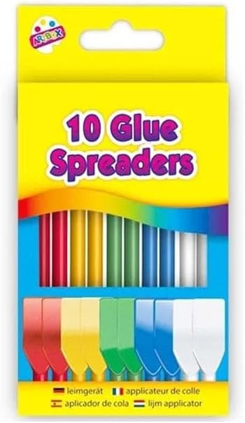 کاردک چسب رنگی 5 اینچی آرت باکس (بسته 10 عددی)، 1072