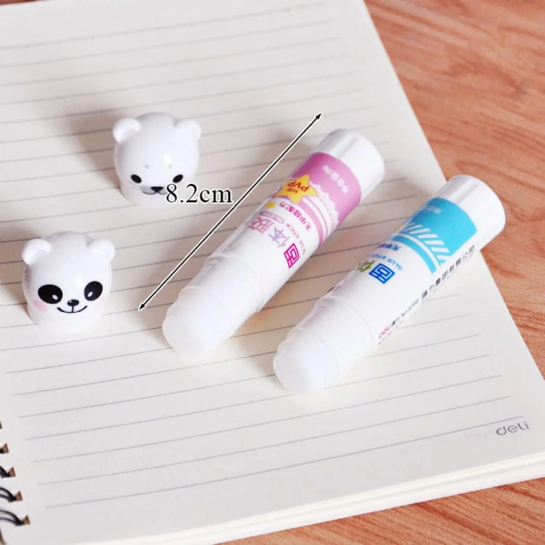 چسب ماتیکی پلاستیکی کارتونی بامزه، لوازم التحریر کودکان برای مدارس و ادارات، چسب ماتیکی، چسب جامد پلاستیکی، چسب ماتیکی دانش آموزی