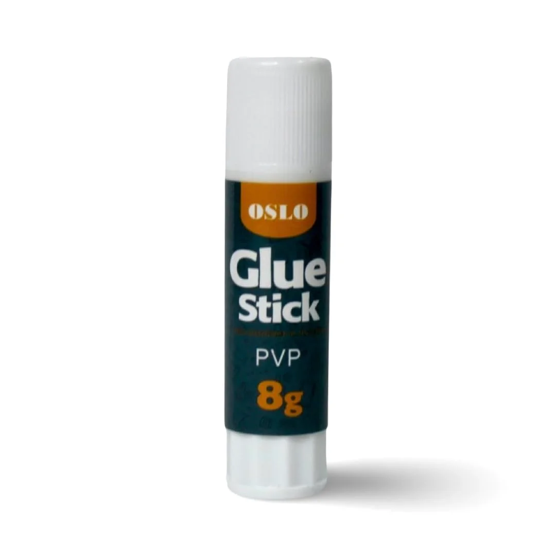 چسب هنری ایمن و مناسب کودکان Oslo، مناسب فعالیت های هنری، چسبندگی قوی برای مدرسه و دفتر - 8 گرم (بسته 24 عددی)