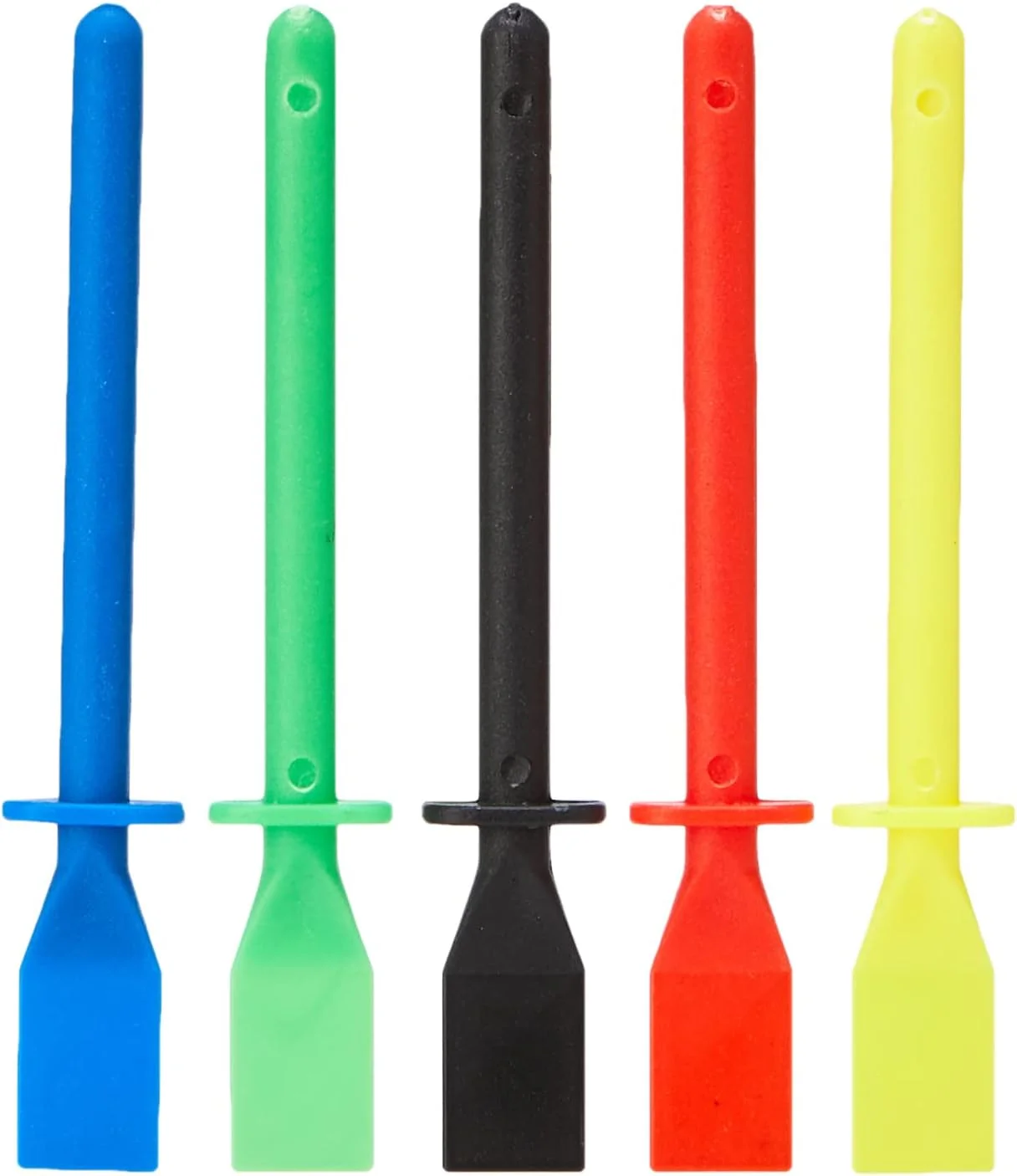 کاردک های پلاستیکی رنگی پخش کننده چسب PVA Craft Planet، پلاستیک رنگی، بسته 5 عددی، برای هنر و صنایع دستی، مدرسه، خانه، کاردک چسب برای صنایع دستی، صنایع دستی کاغذی، پلاستیک بادوام