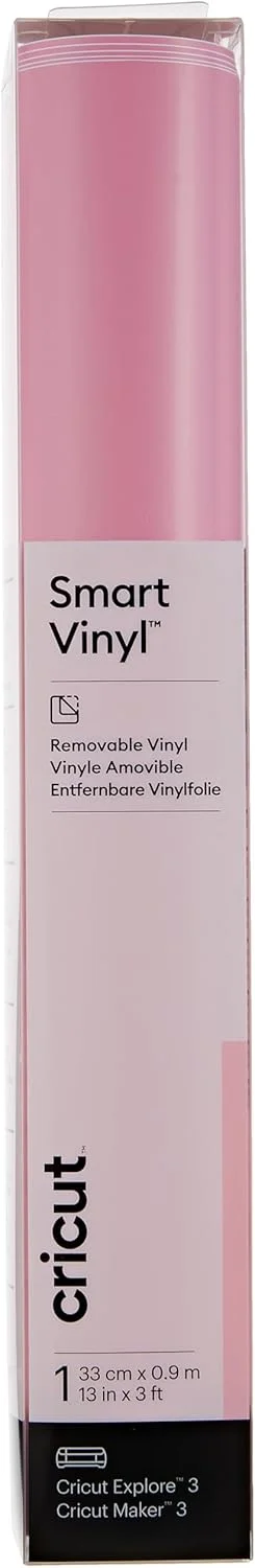 وینیل هوشمند جداشدنی کریکت | 1 ورق | 33 سانتی متر در 0.9 متر | صورتی روشن، (0.9 متر)