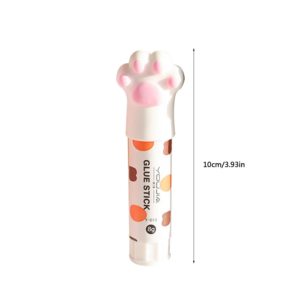 چسب ماتیکی - WX-YIYASURFANTET - چسب جامد سریع طرح پنجه گربه ای زیبا، چند منظوره و غیر سمی