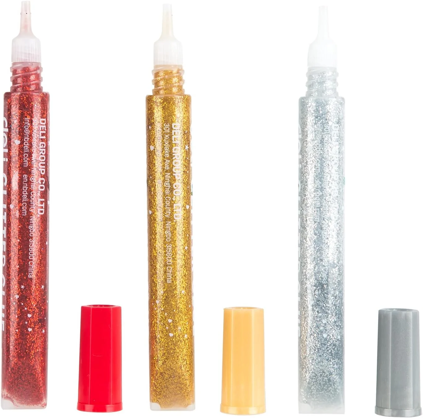 چسب اکلیلی دلی، 3 عددی، 12 میلی لیتر، چند رنگ