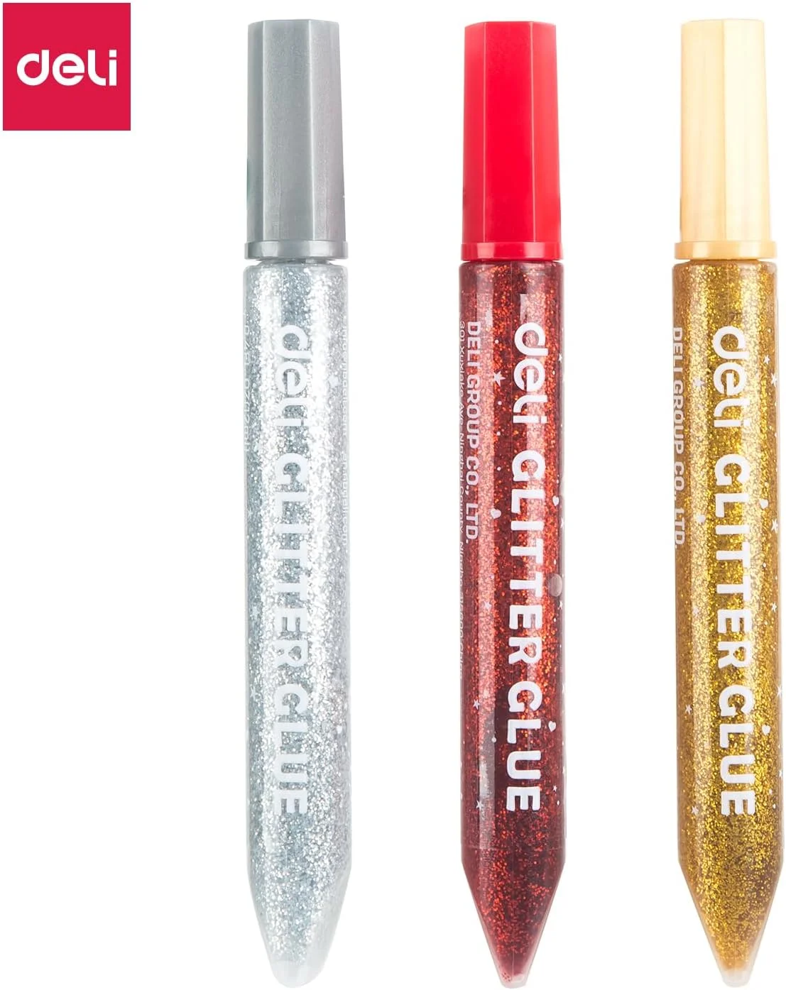 چسب اکلیلی دلی، 3 عددی، 12 میلی لیتر، چند رنگ چسب اکلیلی دلی، 3 عددی، 12 میلی لیتر، چند رنگ