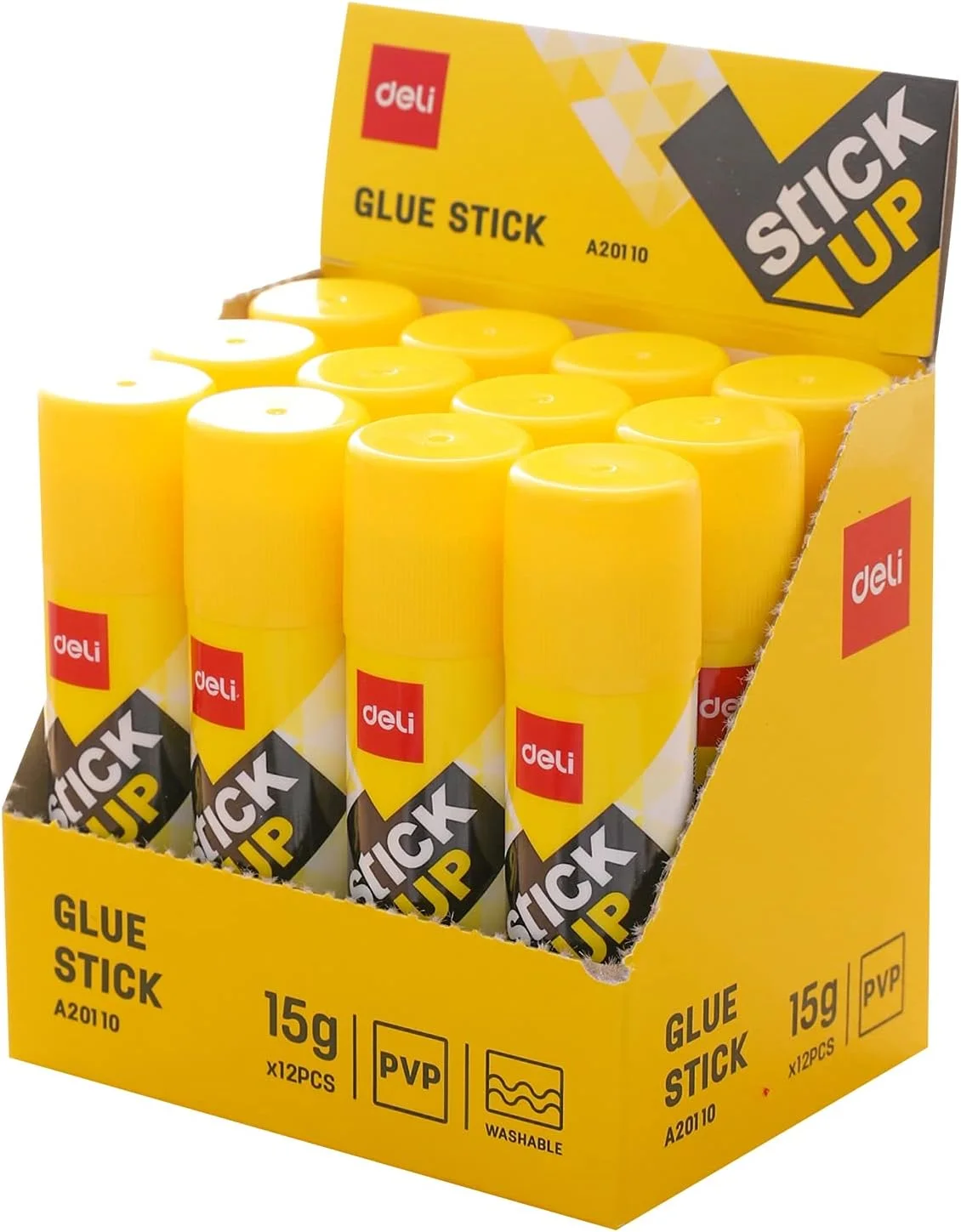 چسب ماتیکی دلی مدل WA20110، وزن 8 گرم، بسته 12 عددی