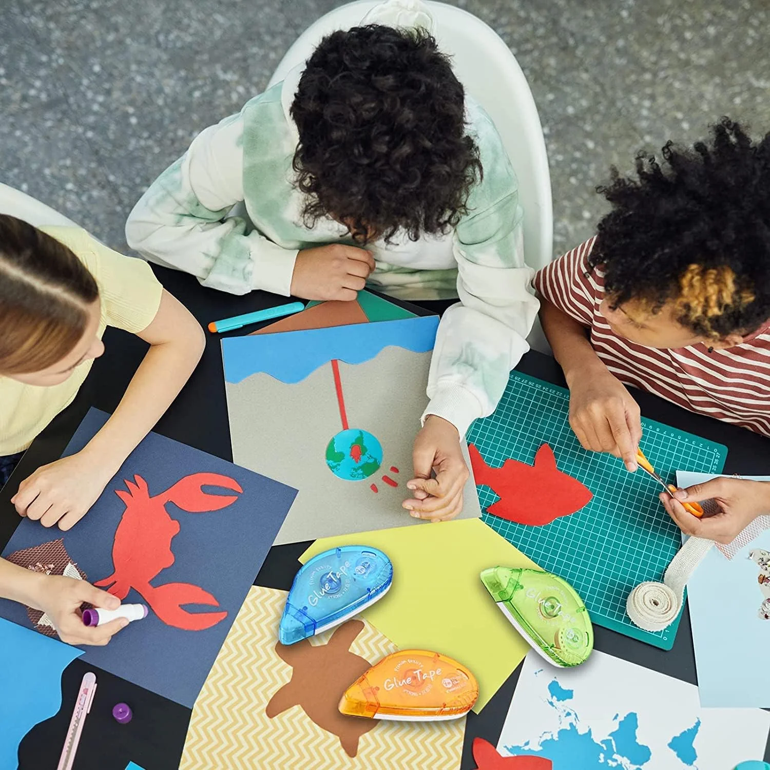 غلتک چسب دو طرفه برای اسکرپ بوک - غلتک چسب نقطه ای دائمی - مناسب برای پروژه های خانه، دفتر و مدرسه، کارت های صنایع دستی و کاغذ (1 عدد) (8MM*8MM)