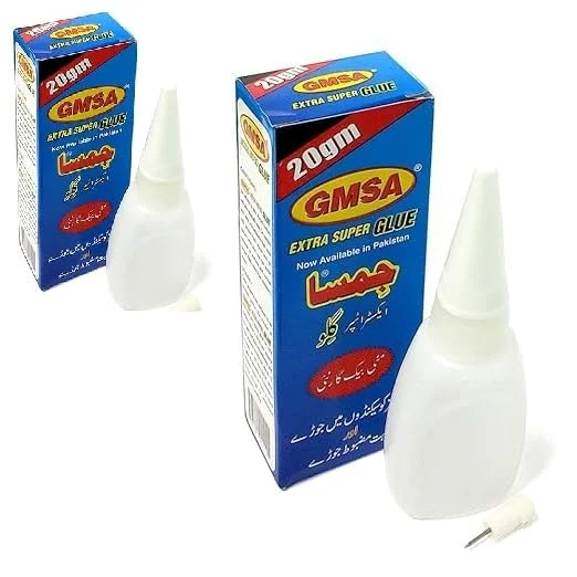 چسب قطره ای فوق العاده قوی Gmsa، 20 گرمی، بسته 2 عددی