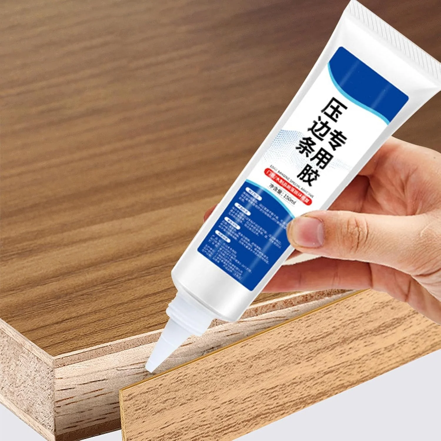 چسب چوب برای مبلمان، چسب ساختمانی 150 میلی لیتری، چسب ضد جداشدگی برای نوار لبه کابینت، تعمیر فلز کف، پروژه های صنایع دستی نجاری