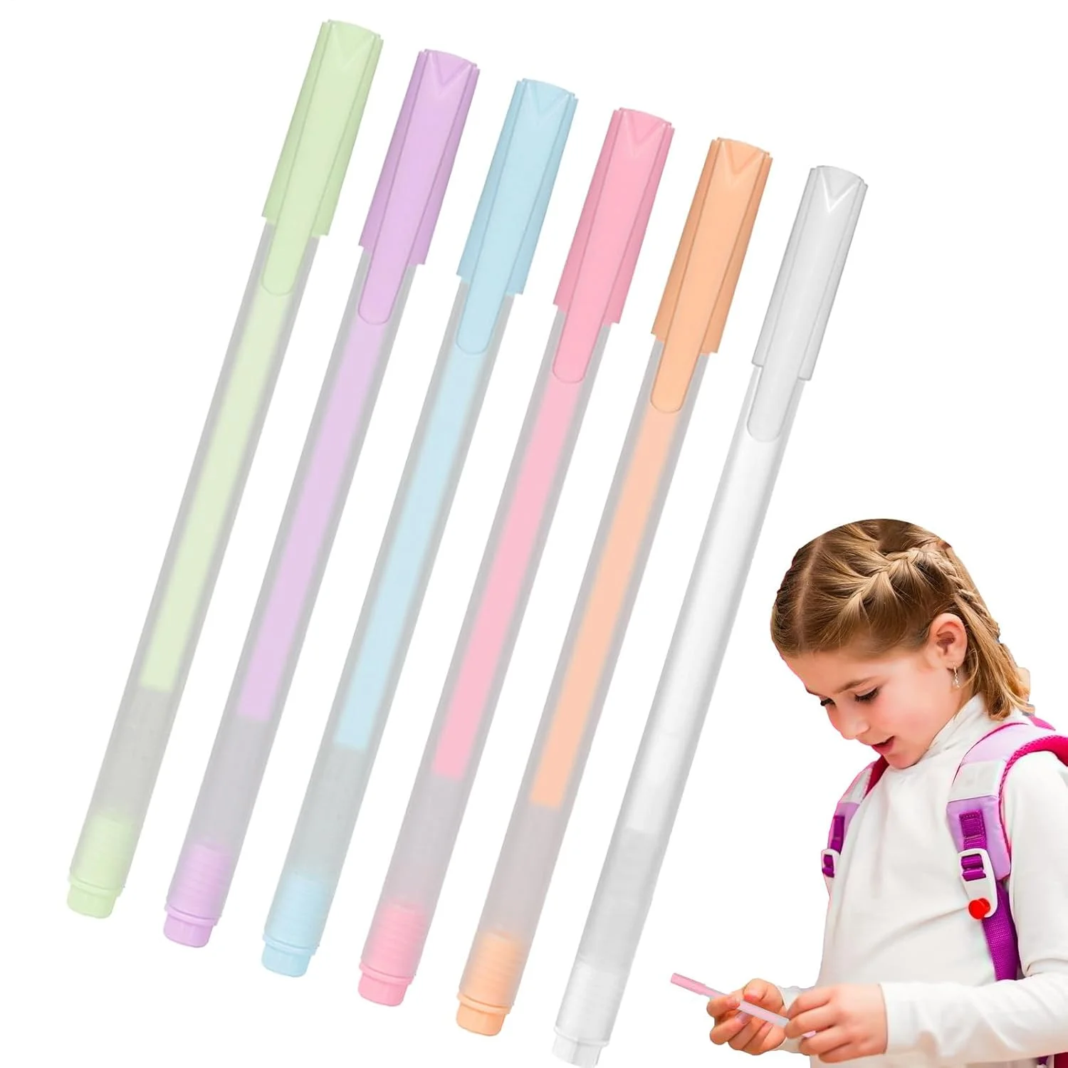 قلم چسب برای کارهای دستی - قلم چسب توپی با خشک شدن سریع - ابزار چسب نوک توپی با کنترل آسان برای پروژه های هنری مدرسه، ساخت کارت تبریک