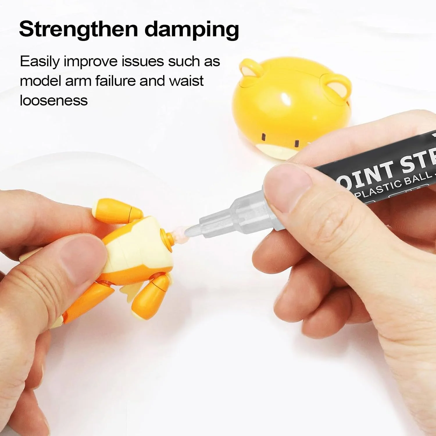 چسب تقویت کننده اسباب بازی، ابزار تعمیر قلم تقویت کننده مفصل مدل ربات | قلم چسب افزایش دهنده مفصل فیگور برای پسران دختران دانش آموزان جوان