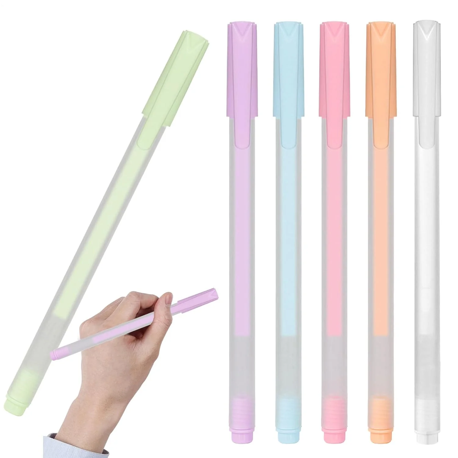 قلم چسب - قلم چسب خشک شونده سریع برای هنر، ابزار چسب با نوک غلطکی به همراه درپوش گیره دار برای ساخت کارت تبریک و لوازم التحریر دست ساز