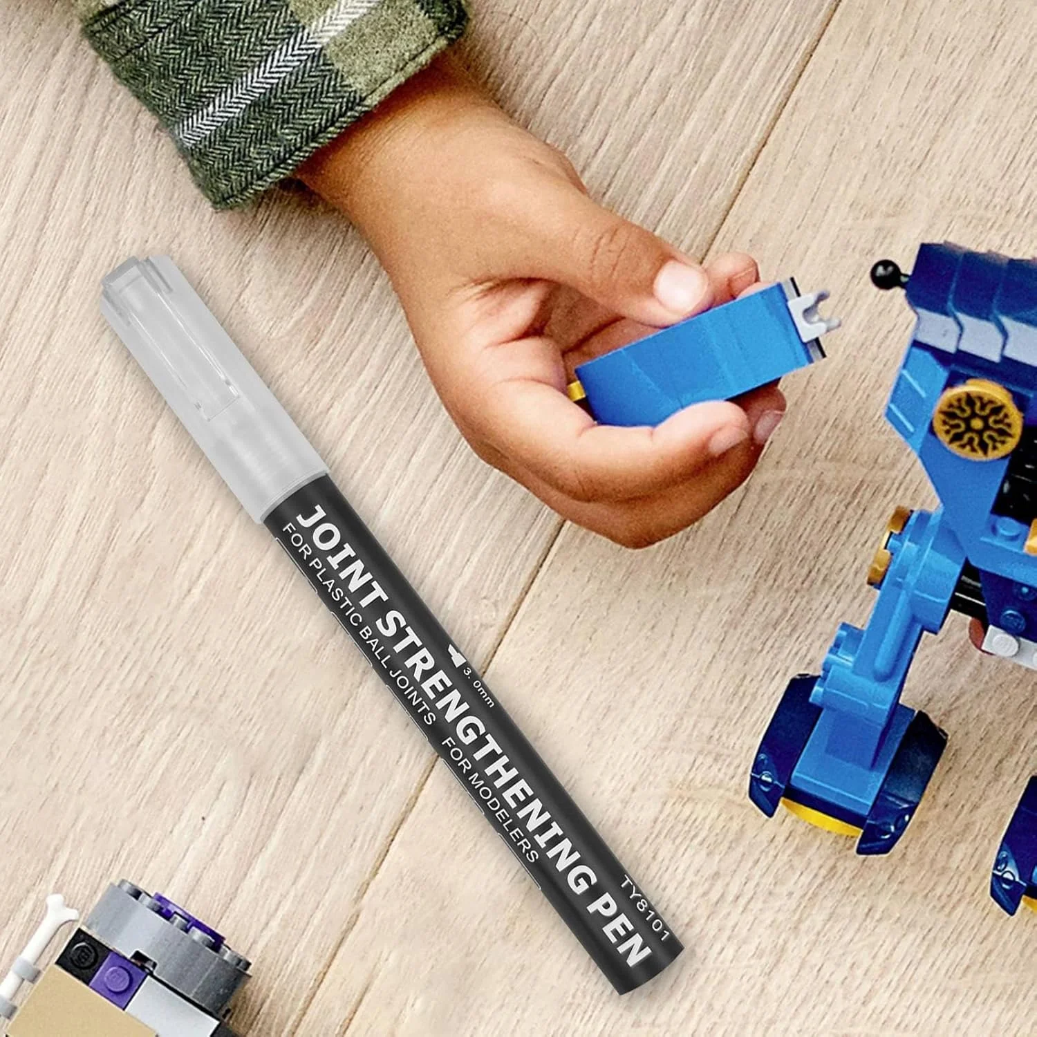 چسب تقویت کننده اسباب بازی، ابزار تعمیر قلم تقویت کننده مفصل مدل ربات | قلم چسب افزایش دهنده مفصل فیگور برای پسران دختران دانش آموزان جوان
