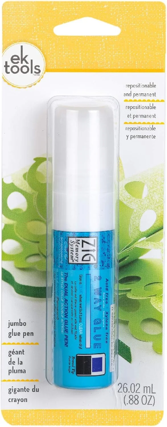 قلم چسب دو طرفه زیگ با نوک جامبو EK Tools Dimensions Success، چند رنگ