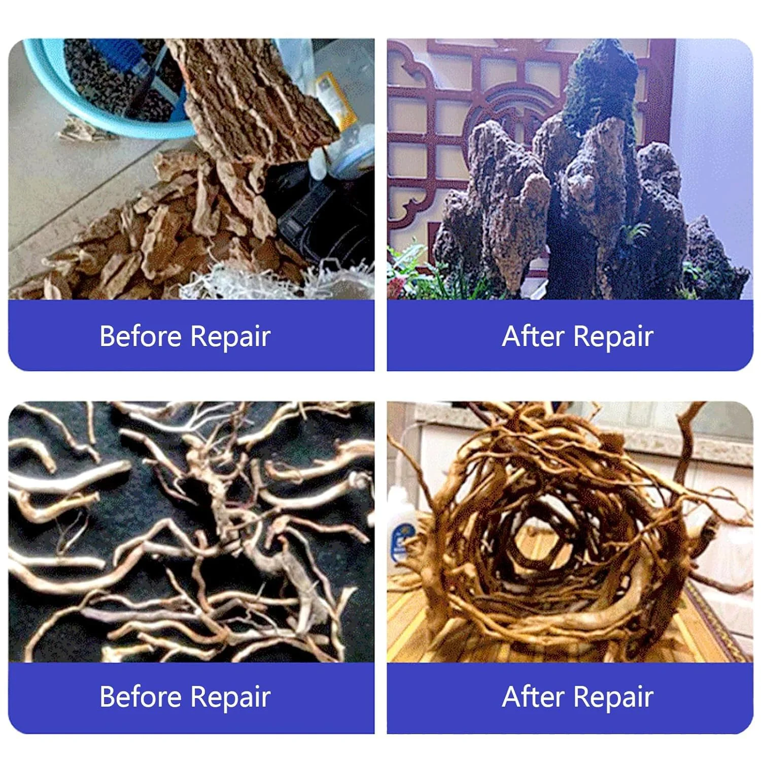 چسب آکواریوم Excefore، چسب شفاف برای چسباندن فوری گیاهان، سنگ ها، خزه، مرجان ها و چوب در آکواریوم های آب شیرین و آب شور (30 گرم)