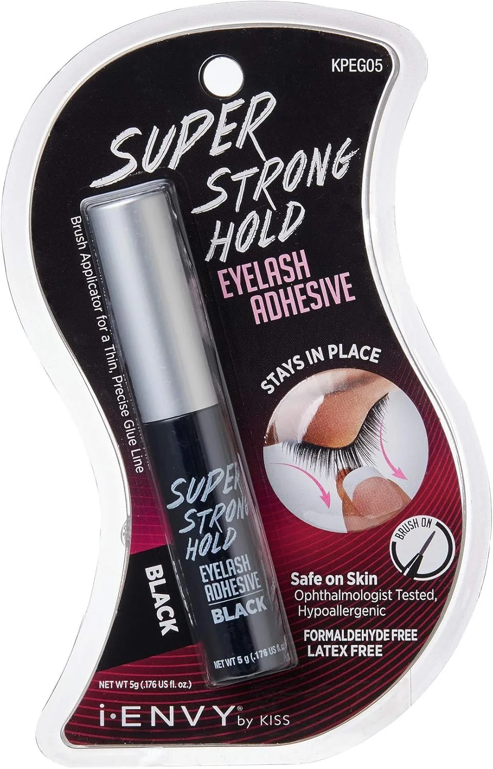 چسب مژه فوق العاده قوی کیس آی، مدل Envy Kpeg05، مشکی، 5 گرم