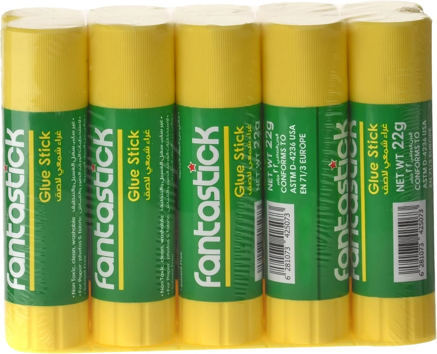 چسب ماتیکی فنتستیک ۲۲ گرمی بسته ۱۰ عددی