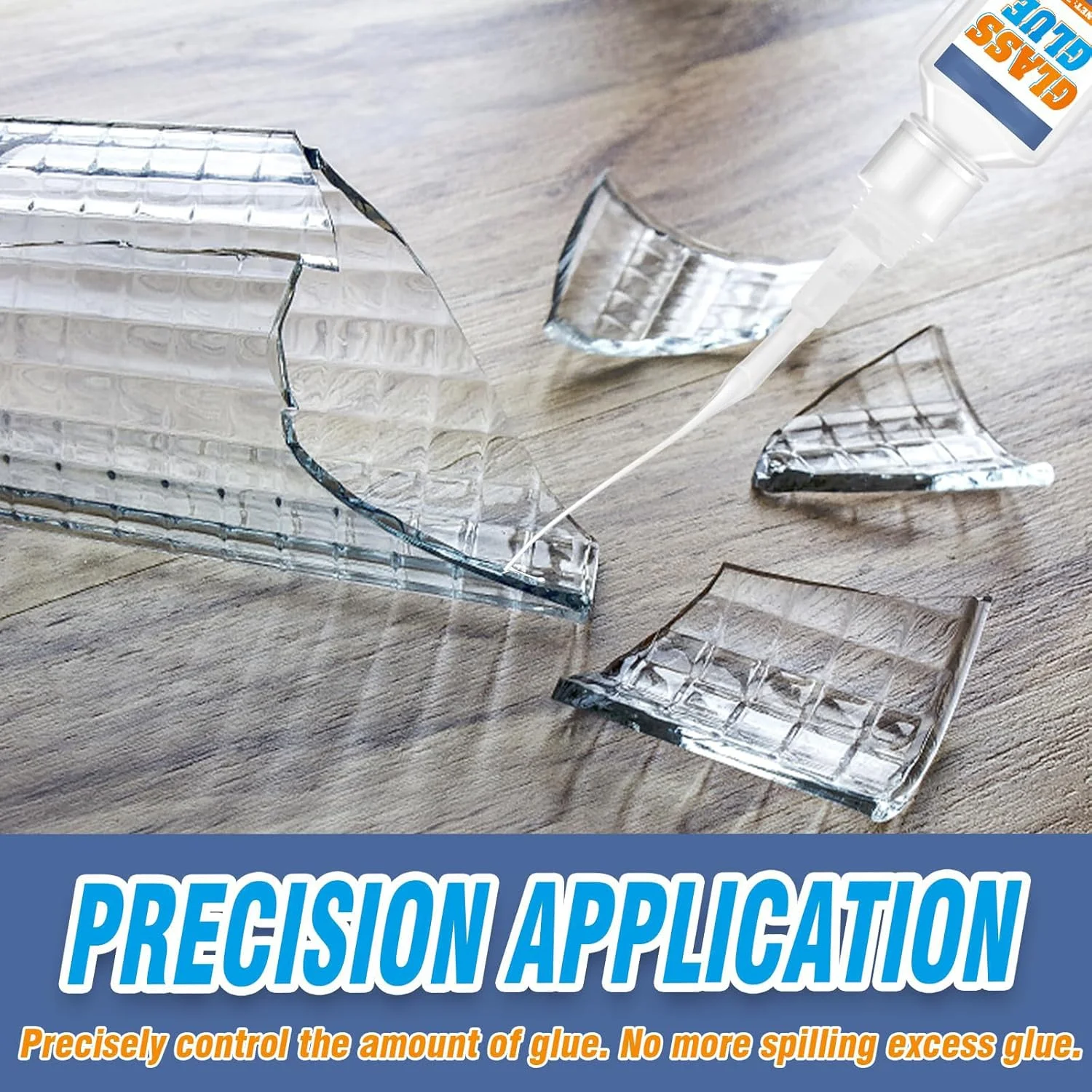 چسب شیشه، چسب فوق العاده سریع خشک شونده، اتصال قوی فوری برای شیشه، اکریلیک، چسب سیانواکریلات شفاف برای عینک، جواهرات اکریلیک، سرامیک، آینه ها و صنایع دستی DIY، ضد آب، مقاوم در برابر حرارت چسب شیشه، چسب فوق العاده سریع خشک شونده، اتصال قوی فوری برای شیشه، اکریلیک، چسب سیانواکریلات شفاف برای عینک، جواهرات اکریلیک، سرامیک، آینه ها و صنایع دستی DIY، ضد آب، مقاوم در برابر حرارت
