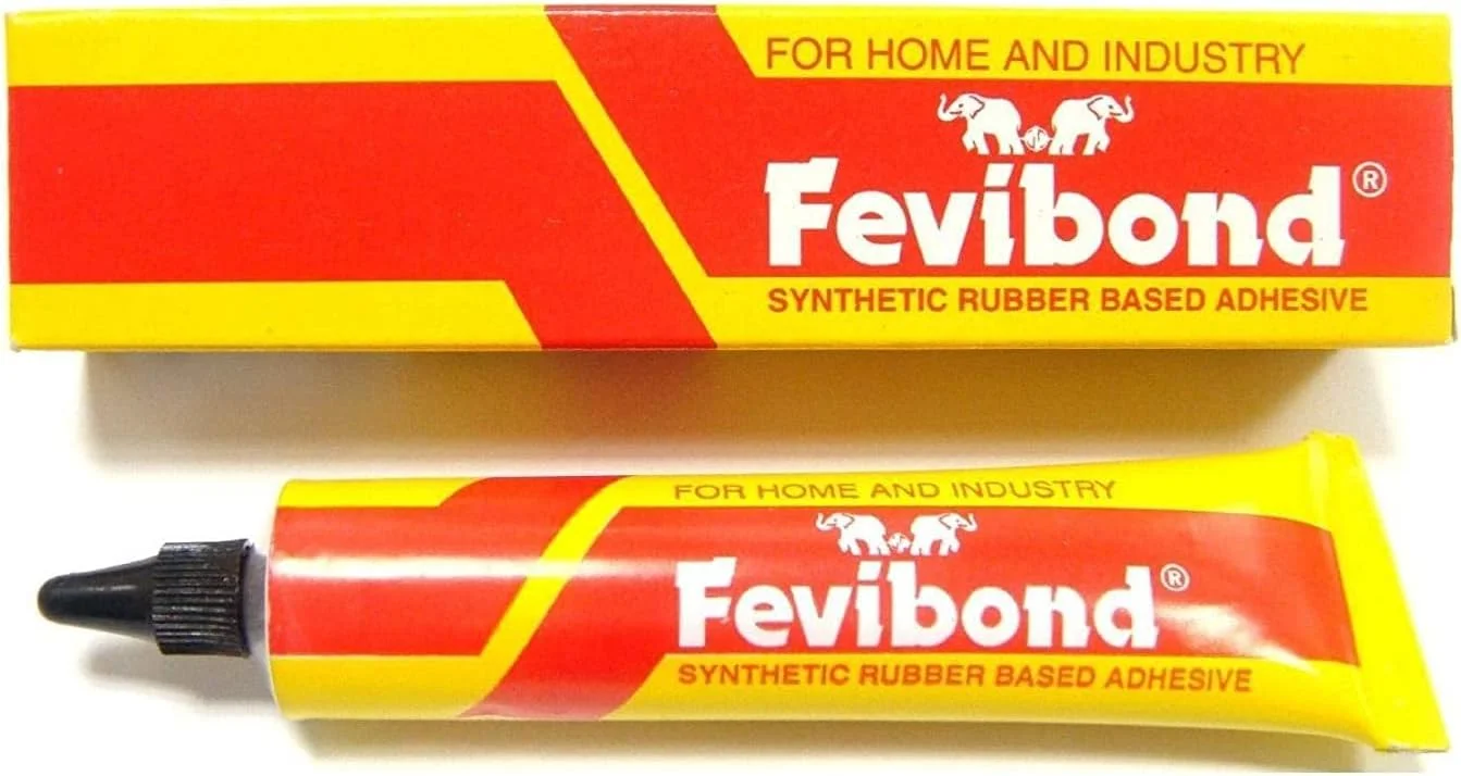 چسب پایه لاستیک مصنوعی Fevibond، مناسب برای چسباندن بوم، چوب پنبه، چرم مصنوعی، چرم و زیره کفش، 50 میلی لیتر